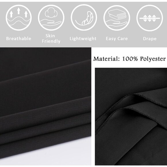 Women Black Elegant Soft Sheer Chiffon Stole Bride Wedding Shawls and Wraps - Picture 5 of 7